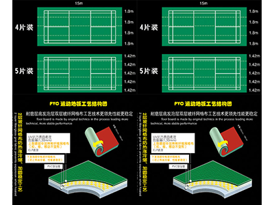 PVC运动卷材地板